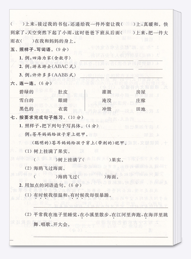 2019新版 亮点给力大试卷二年级上册语文人教版数学苏教版 全套两本 小学2年级同步单元分类练习各地期末精选练习册