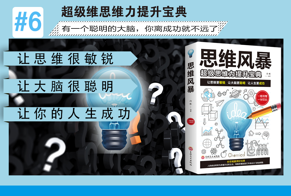 全6册超级记忆术思维导图书籍罗逻辑思维书能力测验全套中学逆向思维风暴最强大脑正版大全集 提升记忆秘典学习快速阅读训练法课程