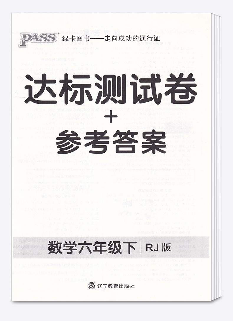 2020新版 小学学霸作业本数学六年级下册人教版部编版pass绿卡图书小学生6年级下一课一练练习册同步训练测试卷试卷卷子