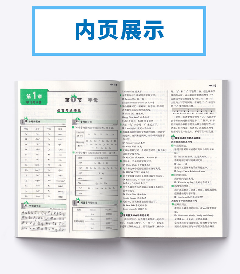 2020版 开心教育 一本小学英语知识大盘点 小学通用 三3四4五5六6年级考试复习必备 小升初上册下册考点全讲精练同步资料/正版