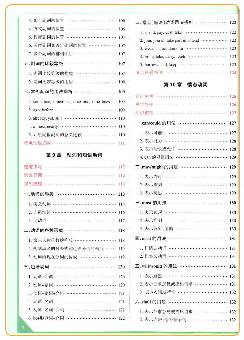 2021版初中英语语法大全全国版 七八九年级英语语法专项训练题中考英语词汇复习资料学霸笔记初一二三基础知识手册辅导书pass绿卡
