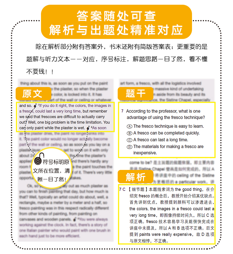【正版】 新航道 新托福听力真经5 TOEFL iBT 托福听力学习辅导书籍 托福口语真经 TOEFL考试听力用书 北美托福听力真题解析