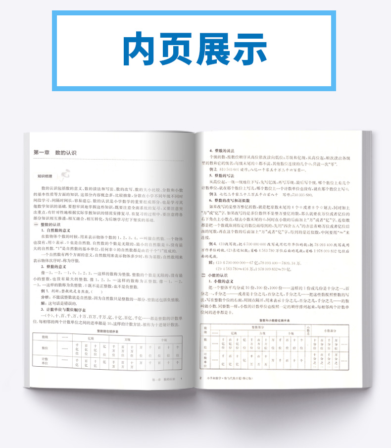 助飞图书2021新版 百题大过关 小升初数学数与代数百题 小学六年级上册下册专项强化训练 基础知识大全综合冲刺备考模拟附答案详解