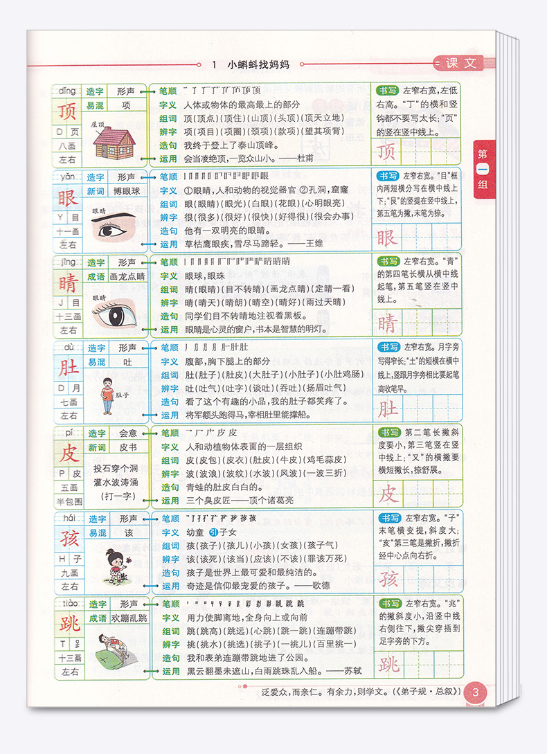 2020秋适用 小学教材全解 二年级语文上册人教版RJ 薛金星 小学2年级课本同步讲解练习解读析训练工具书 小学生同步解读资料辅导书