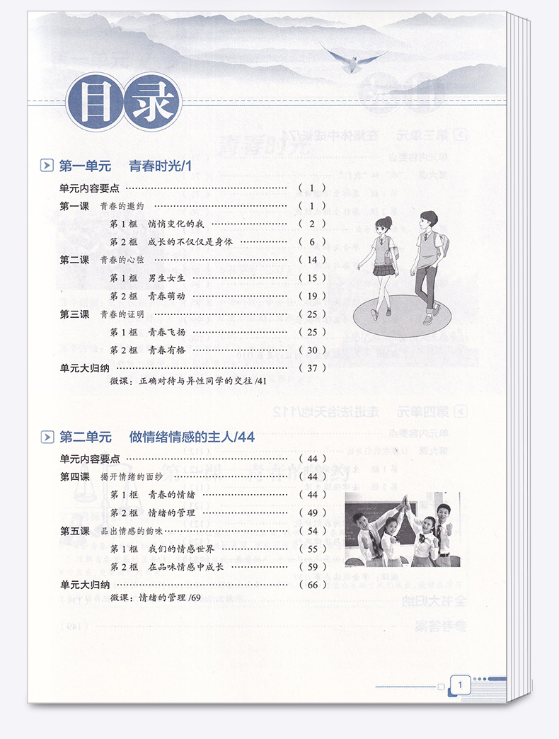 2020春中学教材全解 七年级下册道德与法治人教版 薛金星 初一7年级下课本同步练习题讲解读工具书 初中教材全解参考资料