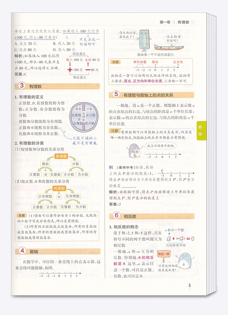 2020新版 pass绿卡初中数理化知识大全 初中生初一初二初三中考常考知识全解清单漫画图解思维导图易错题技巧点拨