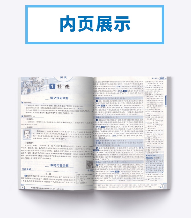 【含课本原文】2020新版中学教材全解 八年级下册语文人教版 薛金星 初二8年级下课本同步训练讲解读辅导工具书参考资料全套/正版