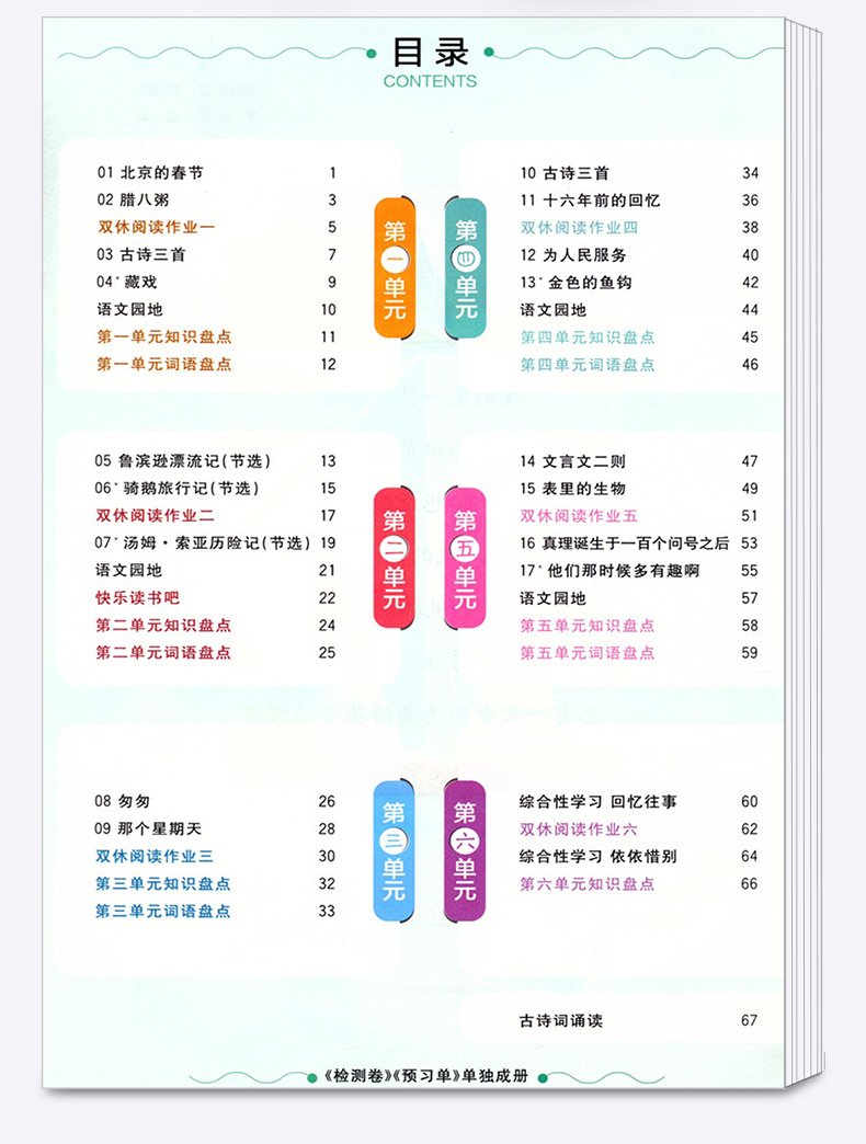 2020新版 阳光同学六年级下册语文数学英语人教版科学教科版全套四本课时优化作业小学6年级下课堂同步练习册单元检测试卷卷子宇轩