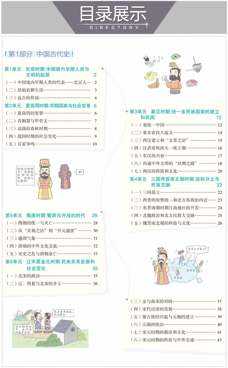 2021新版初中知识清单历史 第8次修订 曲一线初一初二初三通用总复习资料七八九年级789知识大全五年中考三年模拟53辅导大全教辅书