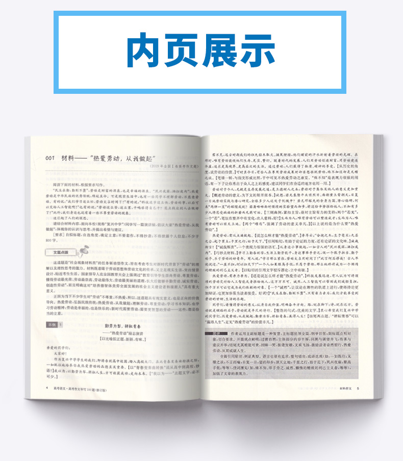 2021新版百题大过关高考语文高考作文导写100题修订版全国通用 高中高三总复习专项训练考点分析基础知识讲解资料教辅书