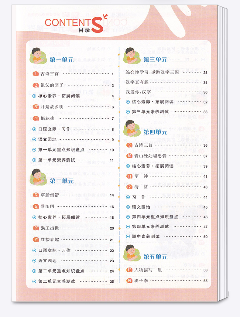2020新版 核心素养天天练五年级下册语文数学英语人教版全套三本 小学5年级下同步训练翻转课堂预习单阶段评价卷课时练练习册习题