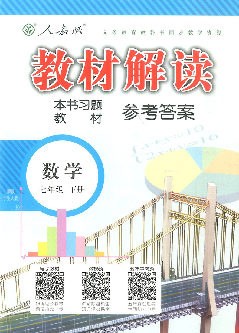 2020新版教材解读七年级下册数学人教版 中学7年级数学书课本讲解初一同步训练教材全解练习必刷题复习资料辅导书初中教师用书教案