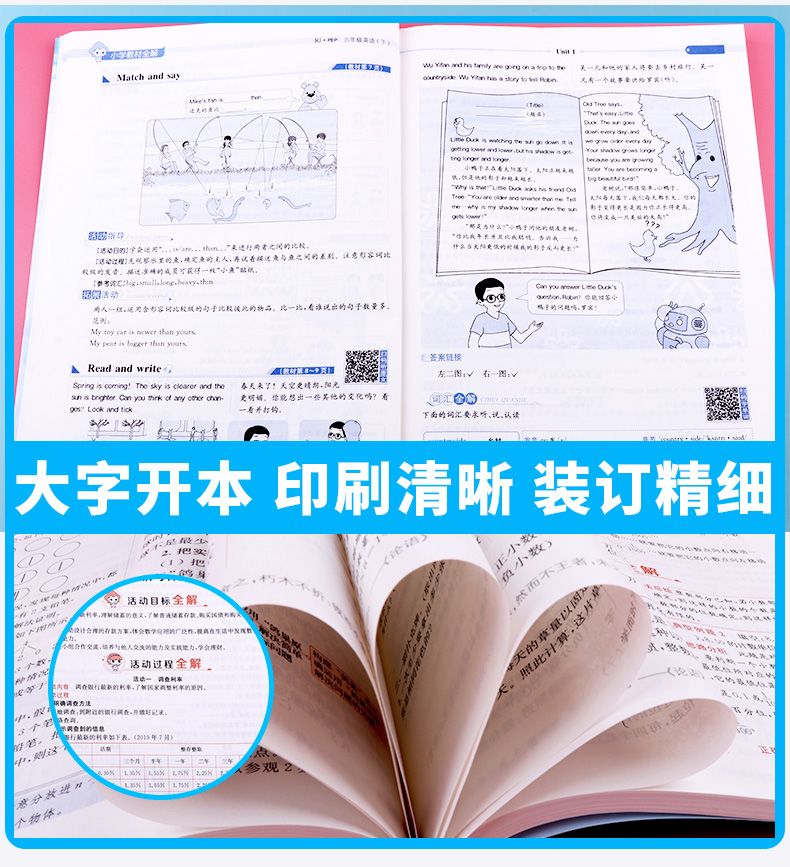 2020新版 小学教材全解六年级下册语文数学英语人教版科学教科版 6年级下课本讲解全解全析 同步训练单元练习辅导资料工具书/正版