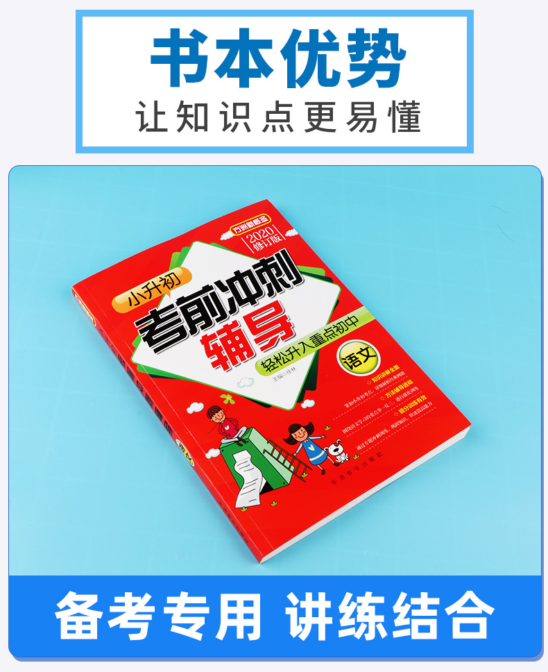 【助飞图书 】2020年修订版方洲新概念 小升初语文考前总复习 小学升初中语文辅导强化训练  徐林编 一二三四五六年级同步训练