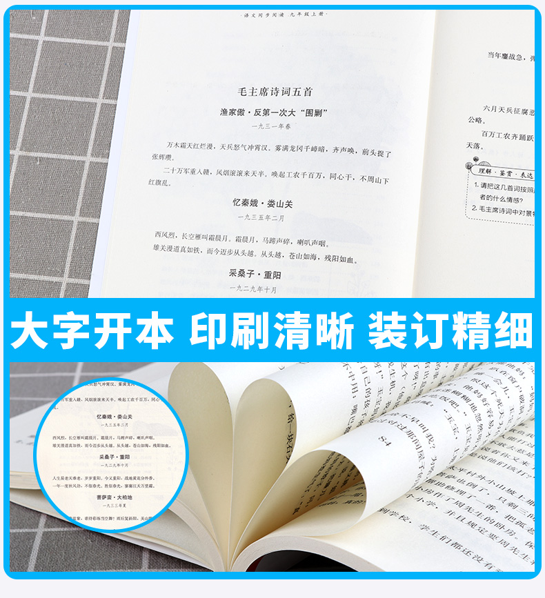 2020新版 初中语文同步阅读少年之梦九年级上册人教版部编版 初中生9年级上教材同步阅读理解训练母语课日有所诵课外阅读亲子读本