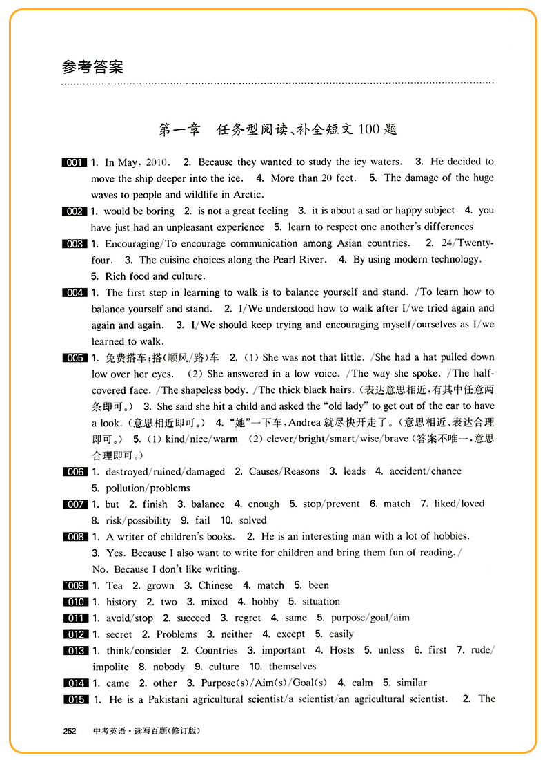2021版百题大过关中考英语听力百题+阅读与完型填空+读写百题+语言知识运用百题全套4本初中英语专项训练必刷习题初三总复习辅导书