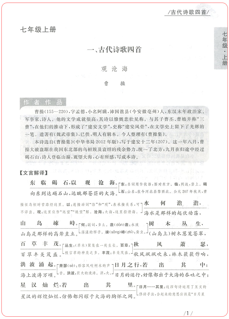 2020新版初中文言文全解一本通上册下册全一册 七八九年级文言文全解一本通教材译注及赏析中考资料书初中阅读课外文言文古诗文