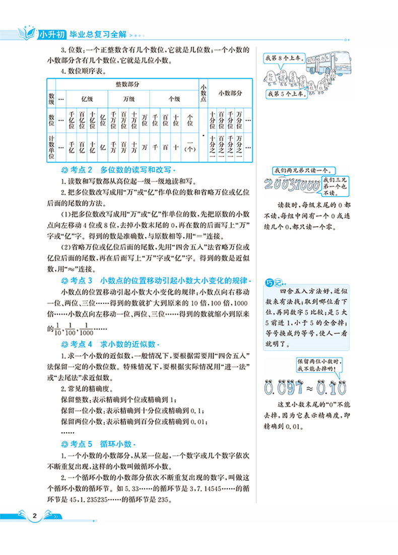 2020新版小升初毕业总复习教材全解语文数学英语全套3册通用版