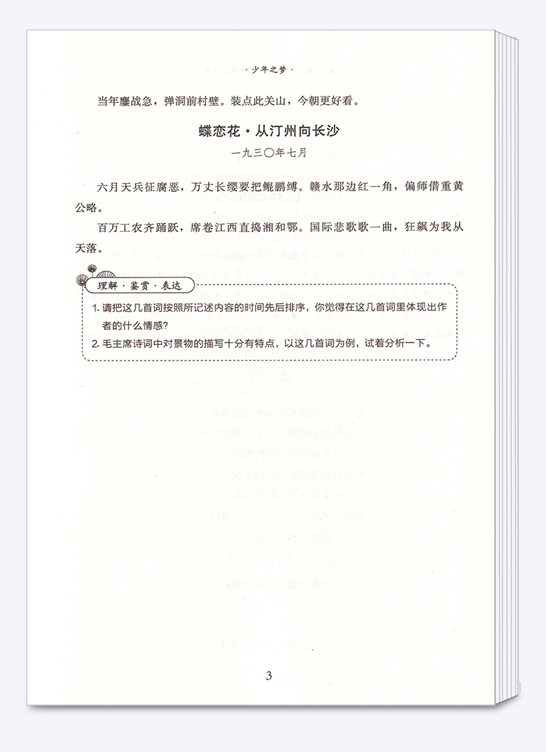 2020新版 初中语文同步阅读少年之梦九年级上册人教版部编版 初中生9年级上教材同步阅读理解训练母语课日有所诵课外阅读亲子读本