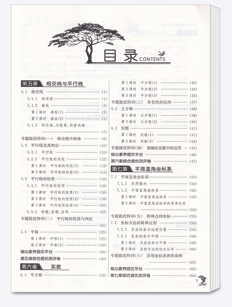  实验班提优训练七年级下册数学人教版 7下数学公式定律总复习资料训练册 春雨初一同步练习作业本初中教辅书/正版