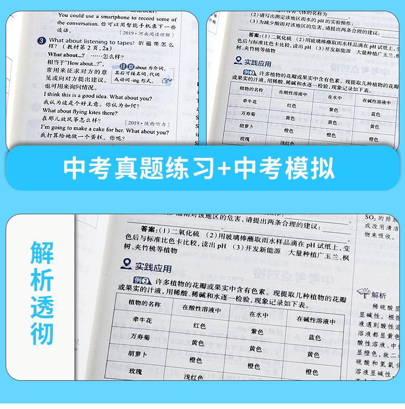 2020秋版 中学教材全解八年级上册语文英语人教版数学科学浙教版全套4本 薛金星初中生配套课本教材解读8上同步练习全解全析总复习