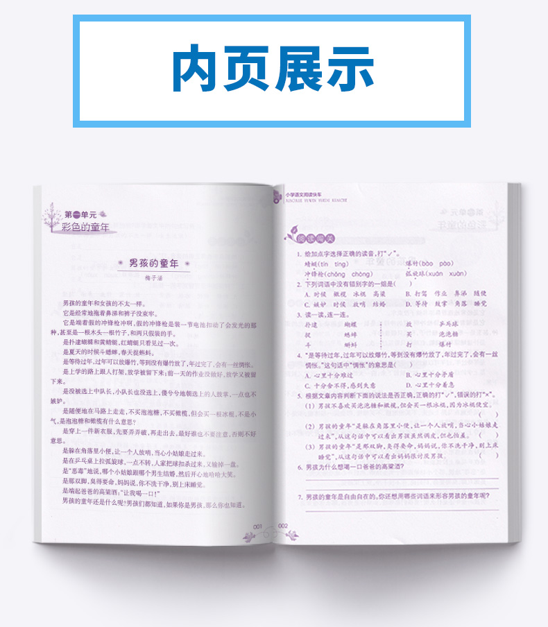 2020新版 小学语文阅读快车 三年级上册 升级版人教版小学生3年级上同步专项写作阅读理解阶梯阅读训练强化浙江教育出版社