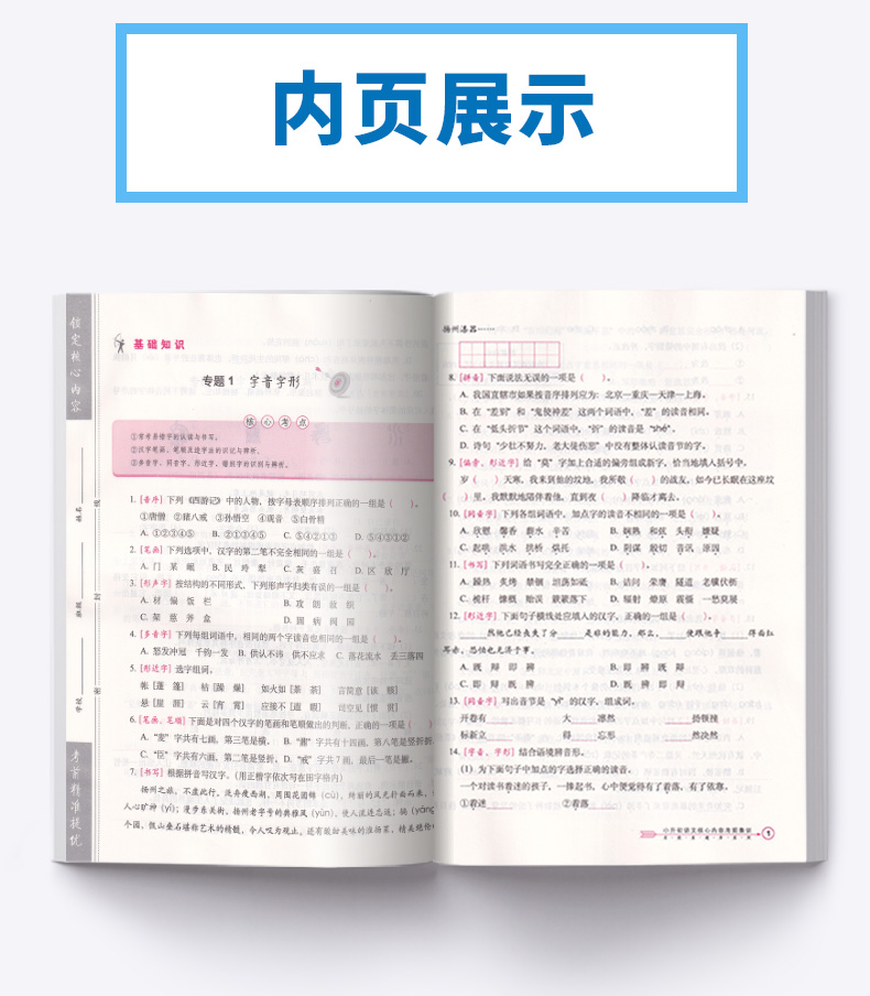 2020新版 68所助学图书 名校直通车 小升初语文核心内容考前集训 小学毕业升学冲刺必刷卷小考语文重难点专项训练试卷复习辅导