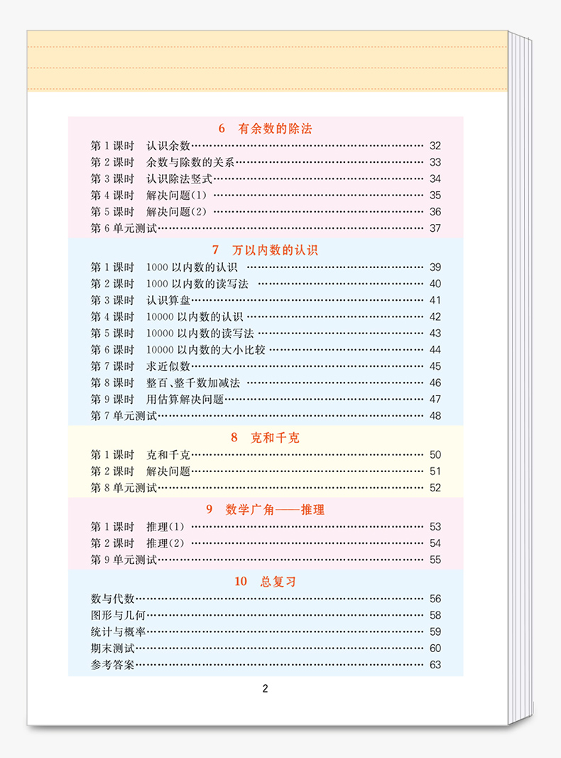 2020新版 乐学熊数学同步训练二年级下册人教版小学生2年级下思维专项强化训练奥数练习题练习册天天练