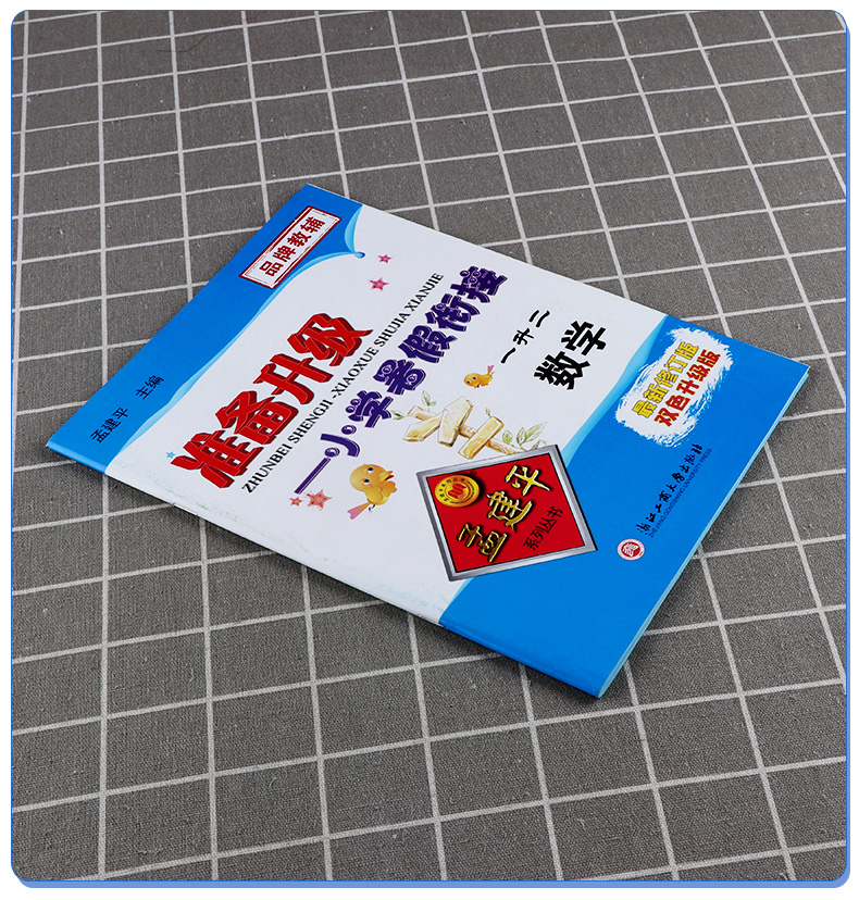 2020新版 孟建平准备升级 小学暑假衔接一升二语文+数学 家庭作业假期辅导训练作业本 小学生1/一年级升2/二年级教材培训测试练习