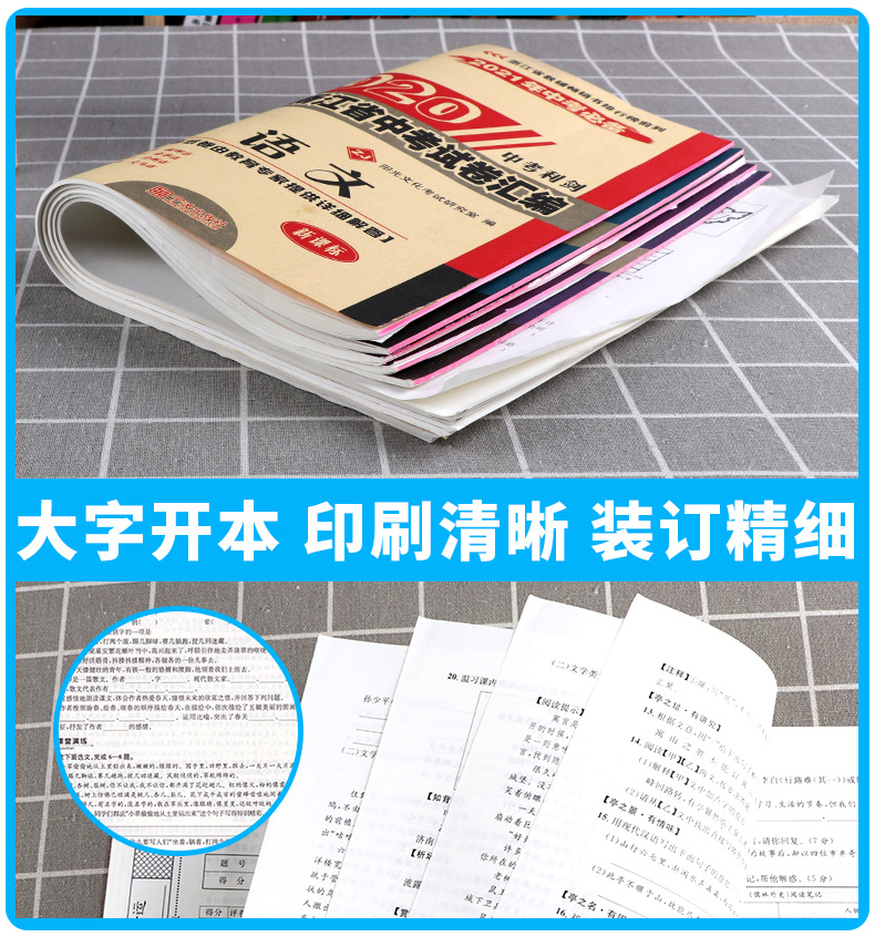 2021新版 中考利剑 浙江省中考试卷汇编 语文数学英语科学社会政治5本 初三9年级2020中考模拟试卷全套汇编新版复习/正版