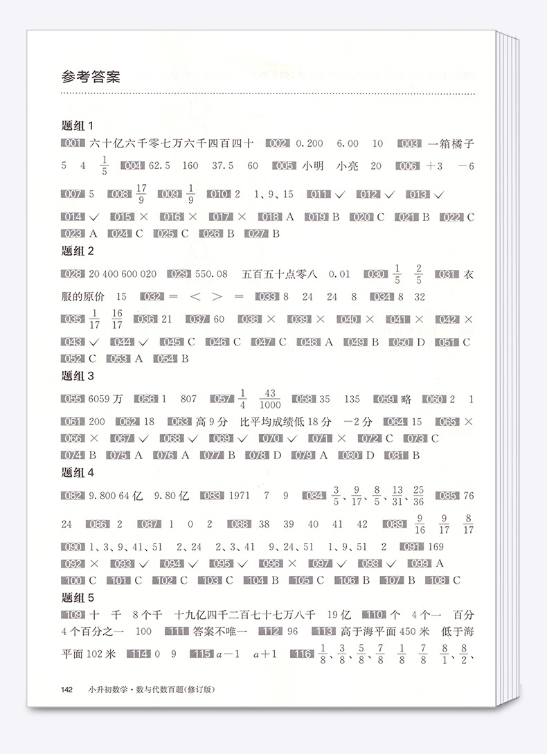 助飞图书2021新版 百题大过关 小升初数学数与代数百题 小学六年级上册下册专项强化训练 基础知识大全综合冲刺备考模拟附答案详解