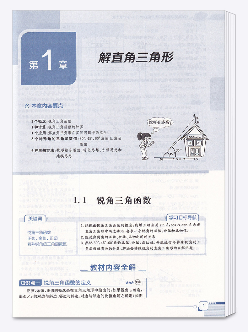 2020新版 中学教材全解九年级下册数学浙教版 薛金星初三9年级下课本教材解读全解解析同步训练讲解读工具书总复习辅导学习资料书