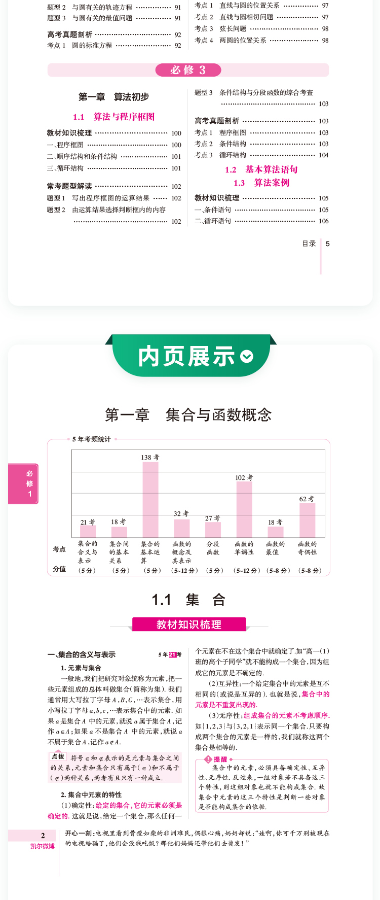 pass绿卡图书 高中数学公式定律 高一高二高三高中同步教材知识梳理高考真题通用版数学解题公式定律举一反三真题模拟题公式训练