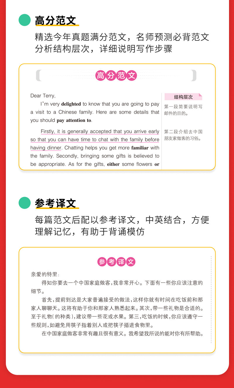 2021新版 晨读晚练高中英语必背范文 高考作文写作训练模板PASS绿卡图书英语范文背诵手册高一二三英语作文范文 新华书店正版书籍