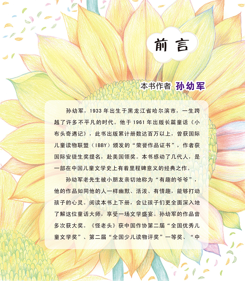 小布头奇遇记上 注音版孙幼军正版一二级小学生语文推荐阅读丛书课外书儿童读物6到10岁小学生故事书正版