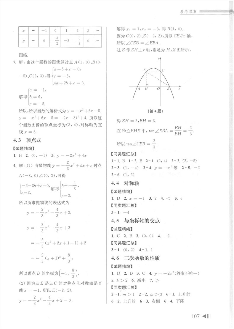 2020上海中考试题分类汇编 数学 同济大学出版社 上海中考一模卷分类汇编 第一轮复习用 初一初二初三复习用书 研习模拟题
