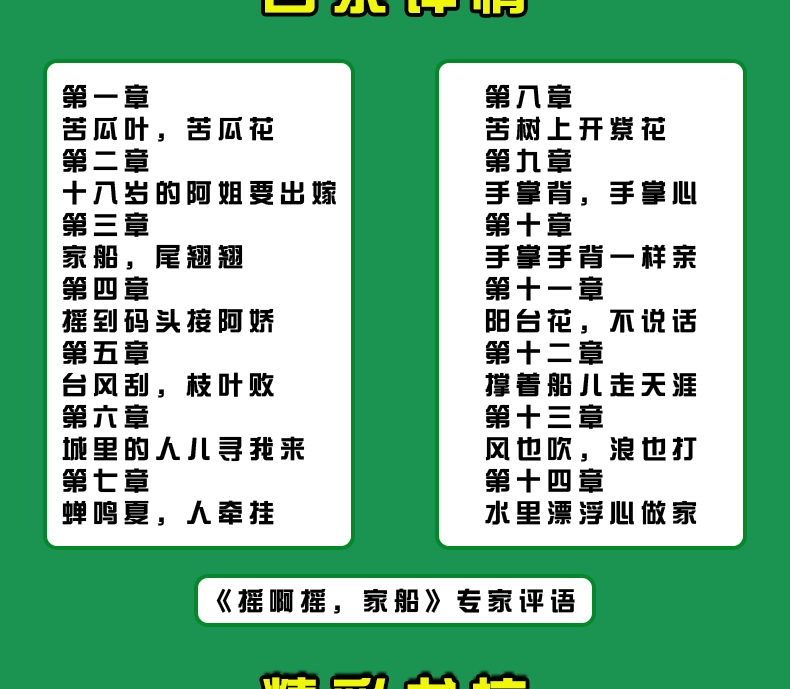 摇啊摇 疍家船书 9-12-15岁中国儿童文学成长故事长篇小说小学生三四五六年级课外书