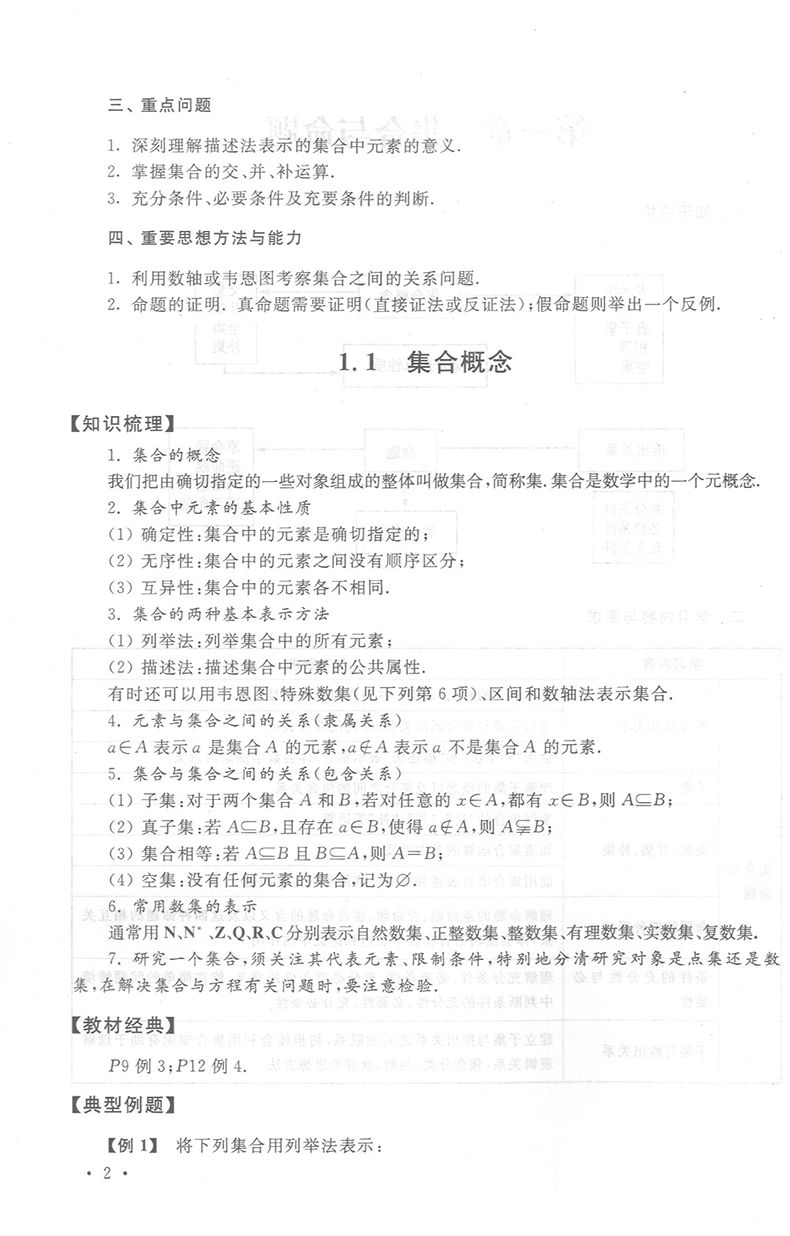 现货新版 导学先锋 高考数学 典型例题+双基练习精练+参考答案详解 第一轮复习使用 上海新高考高三数学总复习 上海科学普及出版社