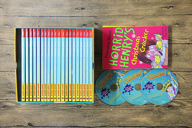 英国进口全英文淘气包亨利章节书23册套装原版音频Horrid Henry Storybook Set