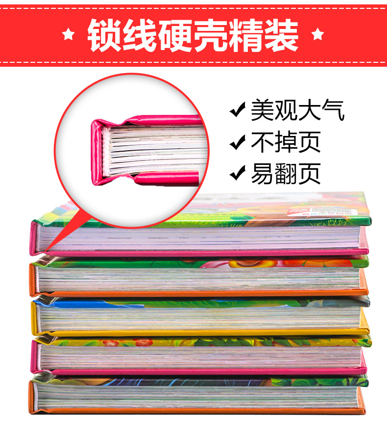 【全5册】安徒生童话格林童话全集一千零一夜精装版小学生一二年级课外书必读3-12岁