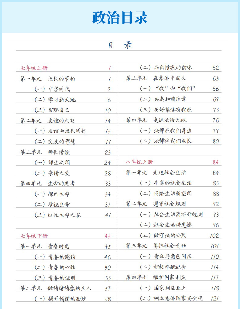 【抖音同款】学霸笔记初中全套星笔辑 手写笔记时光手写整理 语文数学英语物理化学政治历史地理生物初一/二/三中考总复习资料状元