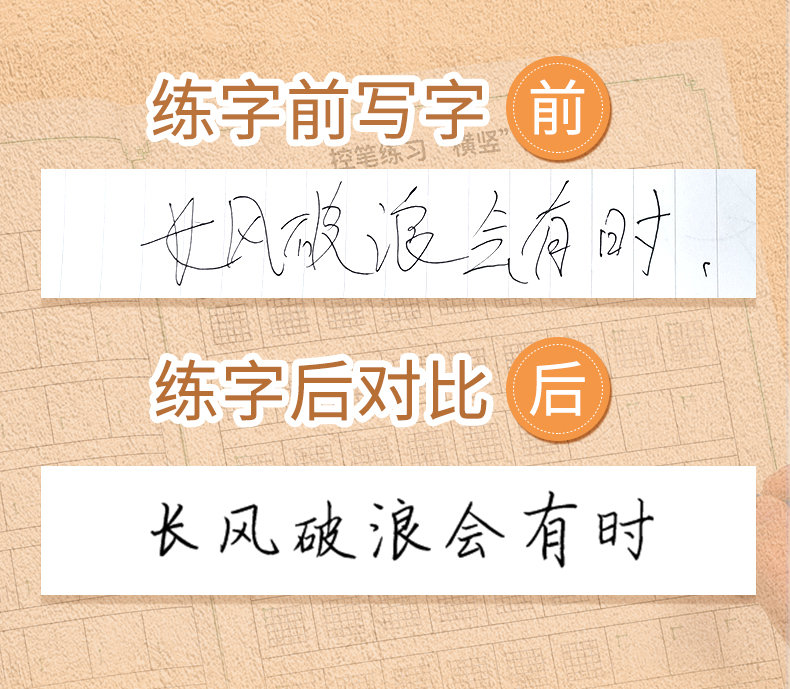 2020版小学二年级控笔训练描红字帖 上册下册汉字偏旁部首笔画人教版部编2年级教材同步训练初学者写字硬笔书法练习册看拼音写词语