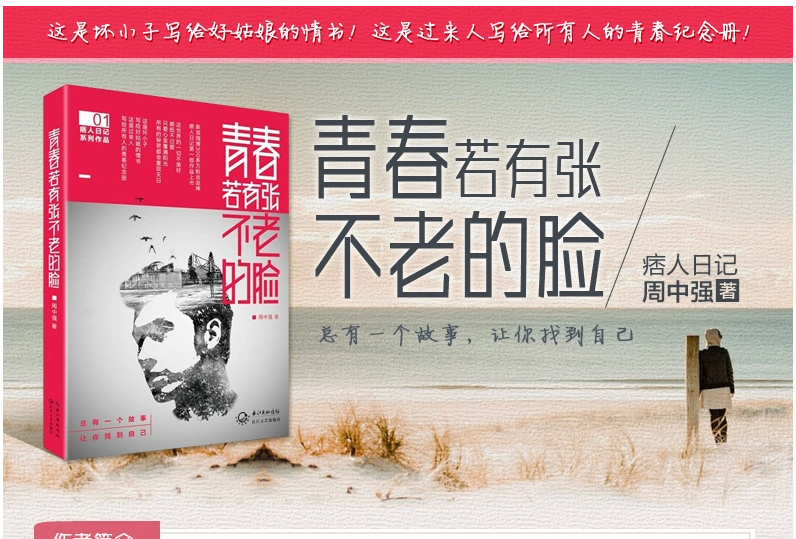 清仓正版 青春若有张不老的脸 周中强著 总有一个故事让你找到自己 痞人日记周中强 中国现当代随笔 青春励志文艺畅销书籍