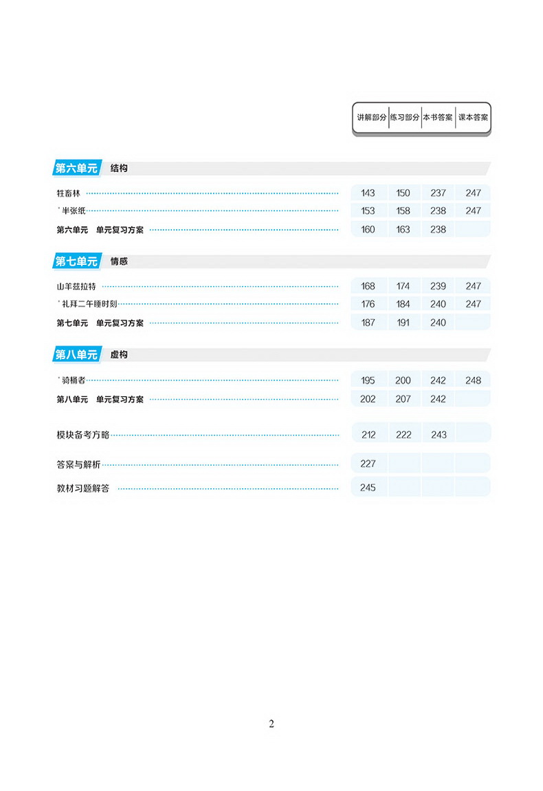 2020王后雄考案教材完全解读人教版高中语文选修外国小说欣赏  高二学案教辅资料全解辅导书文科专项阅读训练小熊图书