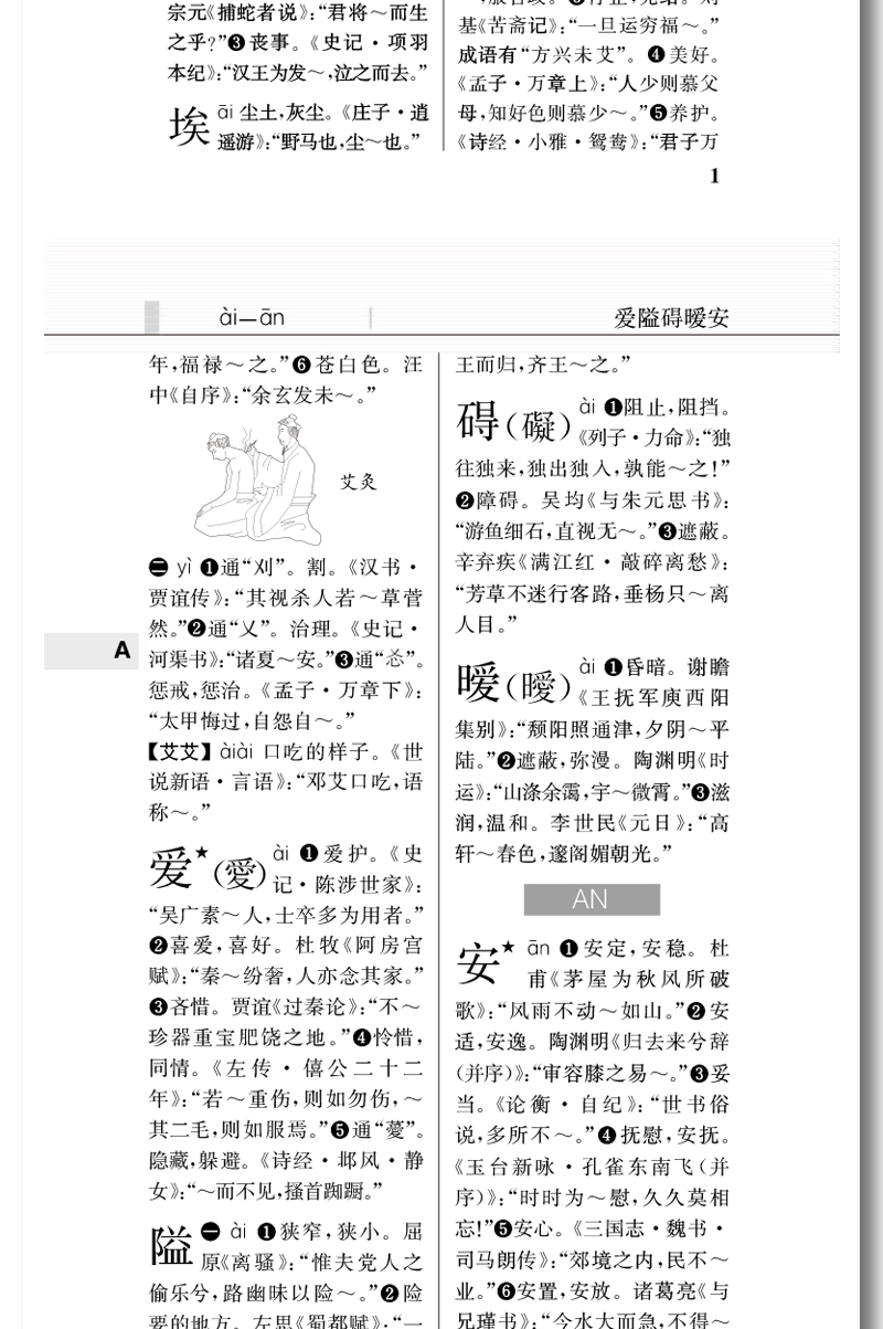 正版包邮 2020新版 绿卡图书PASS图解速记学生实用古汉语常用字第6次修订全彩版古代汉语词典字典初中高中学生工具书文言文