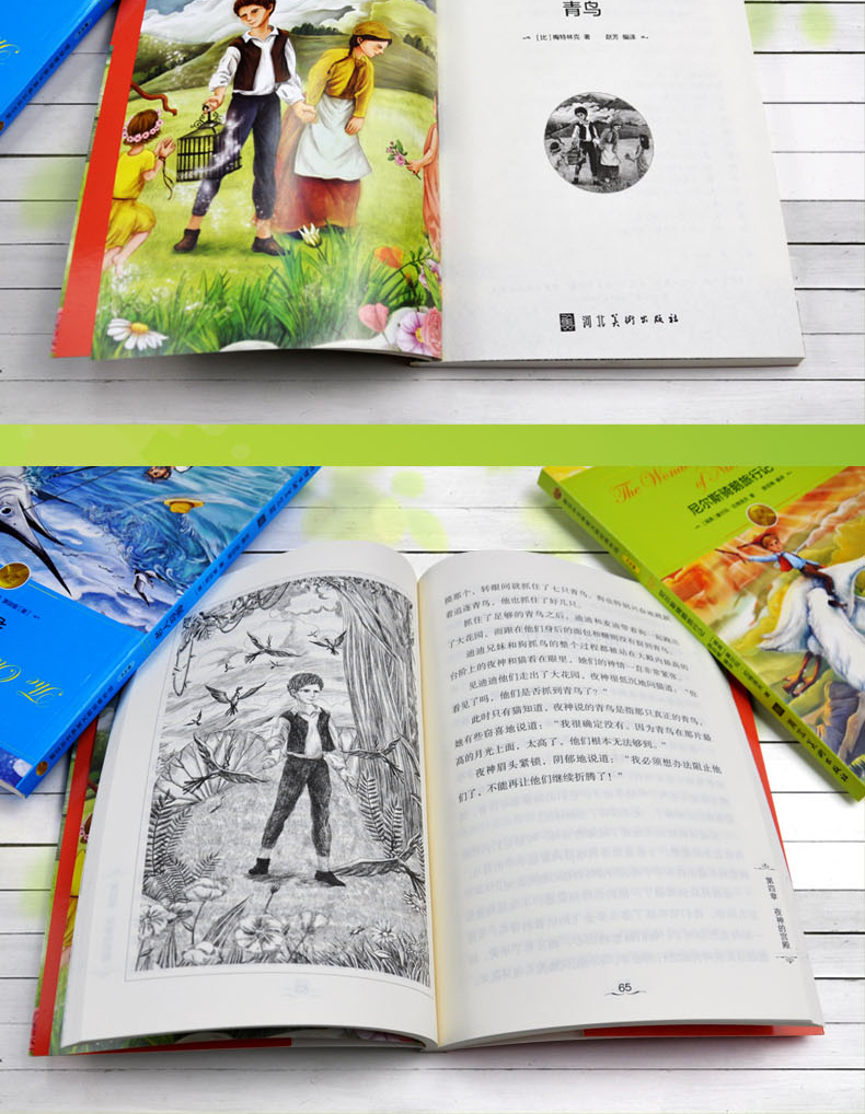 青鸟书正版四年级课外书必读诺贝尔文学奖大师经典作品小学生推荐阅读书籍经典书目儿童文学名著畅销天津教育出版社语文教材书目