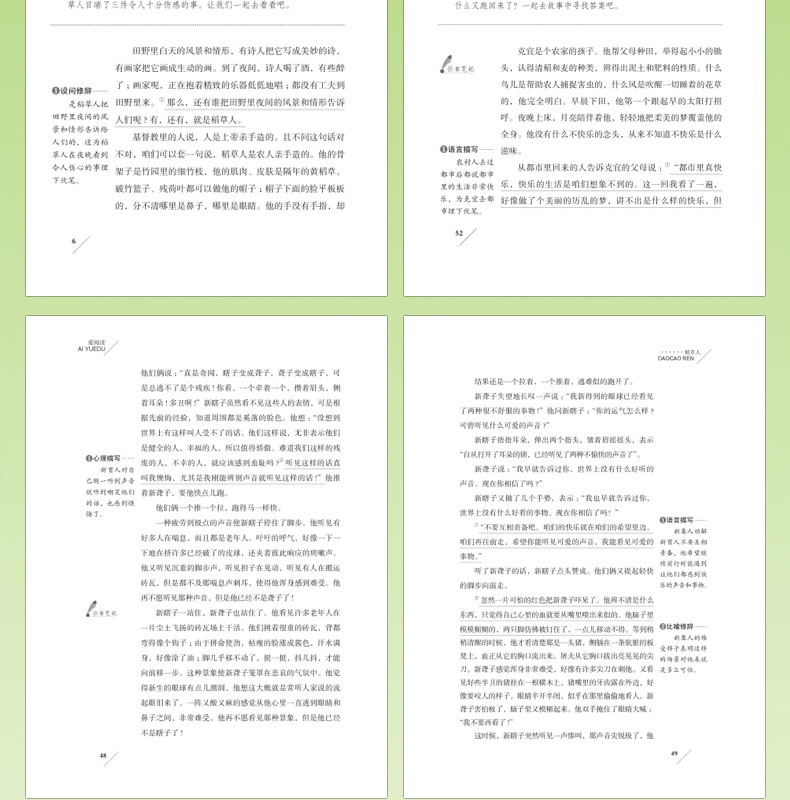 全2册稻草人格林童话人教版三四五六年级课外书必读小学生老师推荐阅读语文新课标8-12岁儿童文学天地出版社人民教育经典必读书目