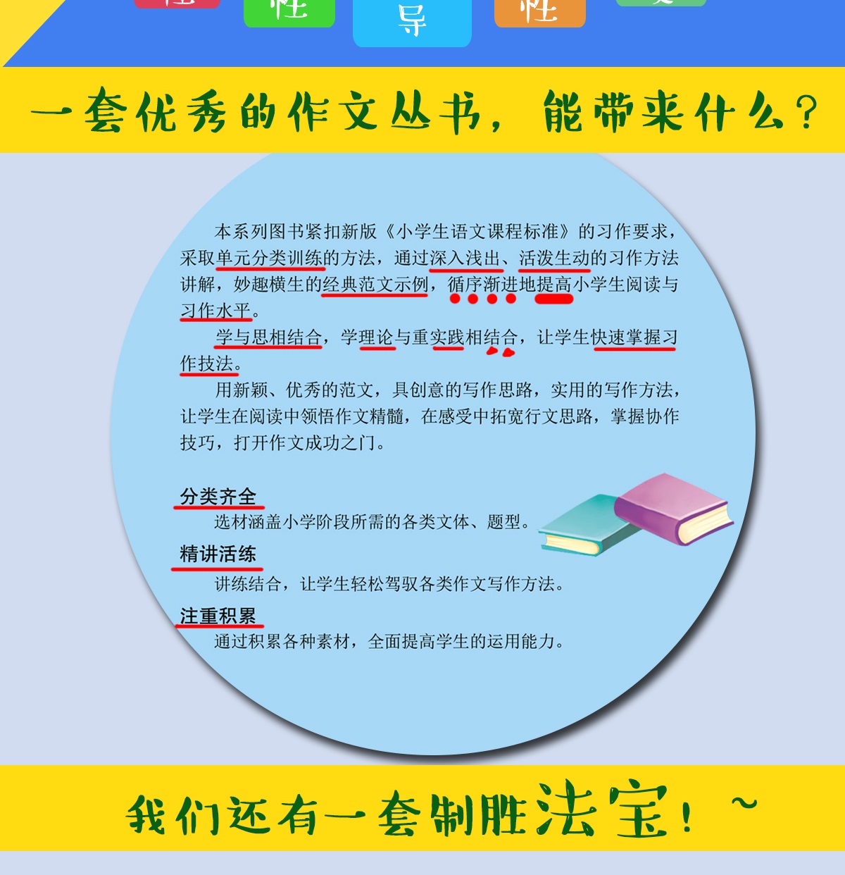 包邮3-4-5-6年级作文大全黄冈作文全套10册小学生经典范文名师精讲讲练结合写作满分作文优秀分类作文读后感观后感创新作文