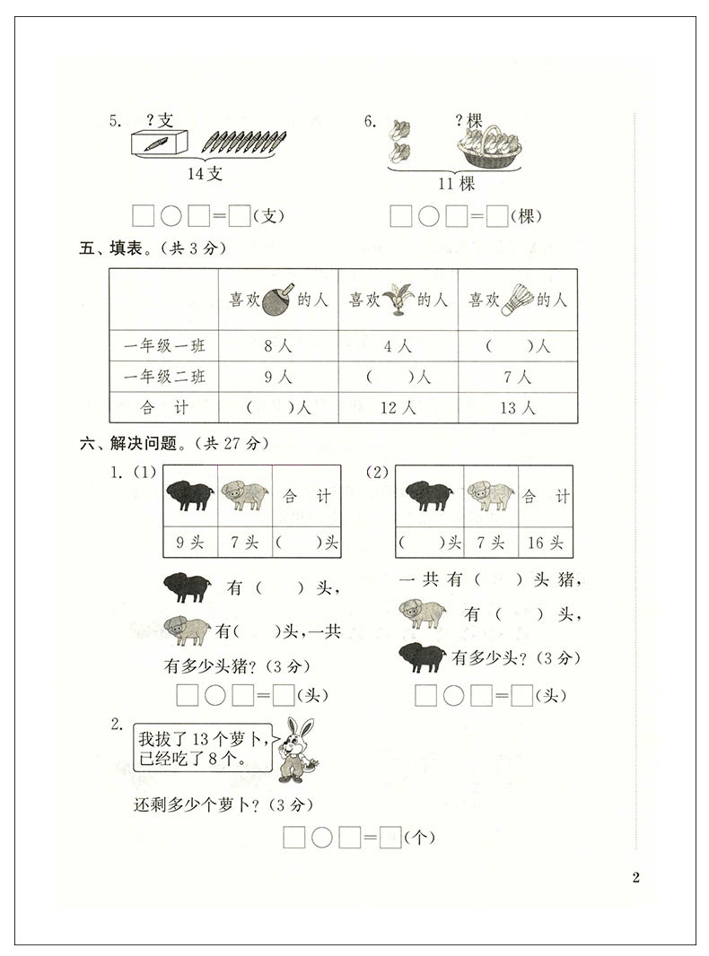 2020年新版全套2册 通城学典 小学全程测评卷 一年级下1年级下册江苏专用 人教版语文+苏教版数学 教辅测试卷含答案语数套装书JSJ