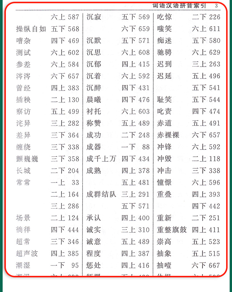 2020北教小雨小学语文词语手册1-6年级适用人教部编版 一二三四五六年级RJ人教版通用小学课本同步词语组词理解近义词手册工具书